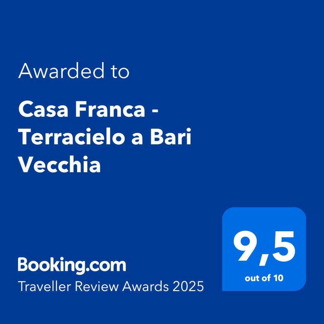 Casa Franca - Terracielo A Bari Vecchia Villa Dış mekan fotoğraf
